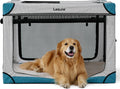 Lesure Soft Collapsible Dog Crate – 4-Door Portable Foldable Travel Kennel with Durable Mesh for Large Dogs, Indoor & Outdoor Use