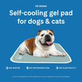 The Green Pet Shop Cooling Mat, Medium - Pressure-Activated, Non-Toxic Gel for Dogs & Cats, 21-45lbs