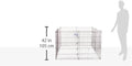 Midwest Foldable Metal Dog Exercise Pen – Portable Pet Playpen, Durable & Secure Outdoor/Indoor Dog Exercise Enclosure