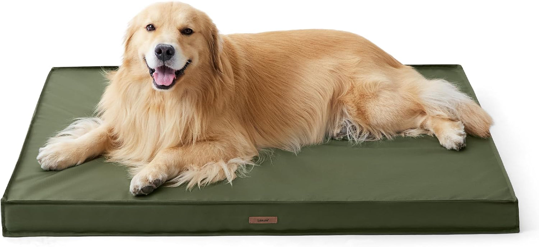 Lesure Outdoor Waterproof Orthopedic Dog Bed, Large, Washable - Oxford Fabric