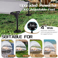 Elevated Dog Bed with Canopy, Anti-Slip Feet, Portable Pet Cot, Shade for Large Dogs, Indoor & Outdoor