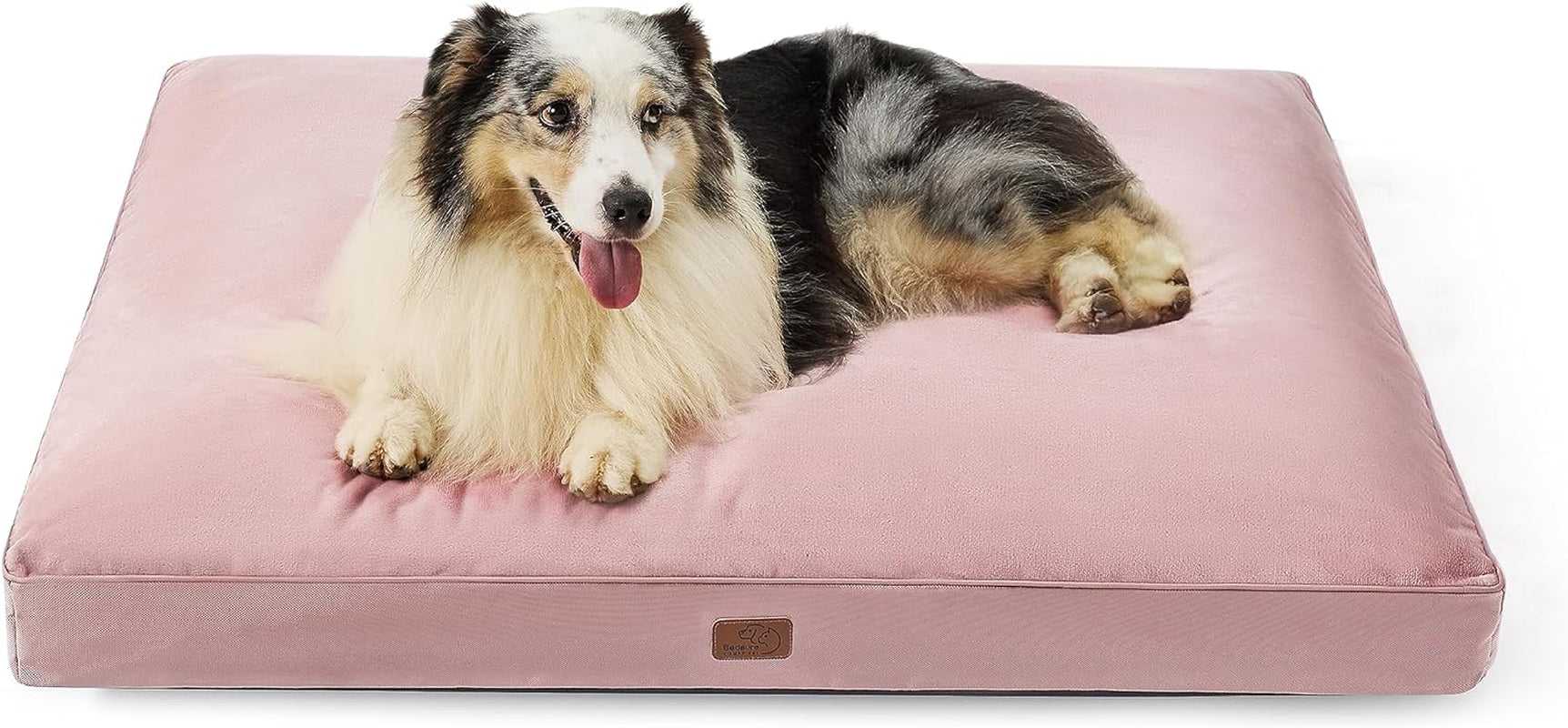 Bedsure Waterproof Large Dog Bed - 4 Inch Thick, Washable Cover, for Dogs up to 80lbs