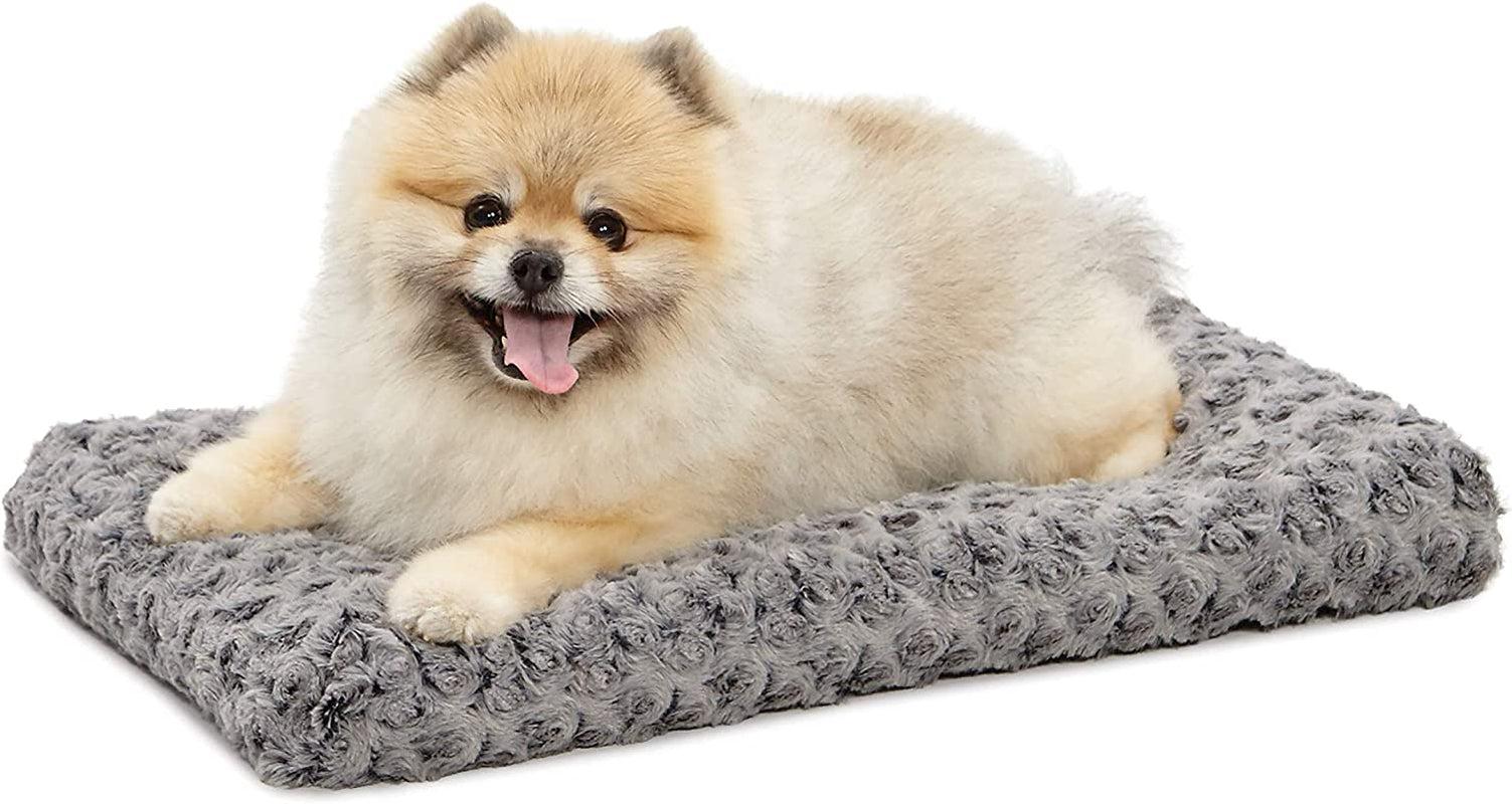 Midwest Homes for Pets Plush Pet Bed - Ombré Swirl, for Small Dog Breeds, 17x11x1.5 Inch