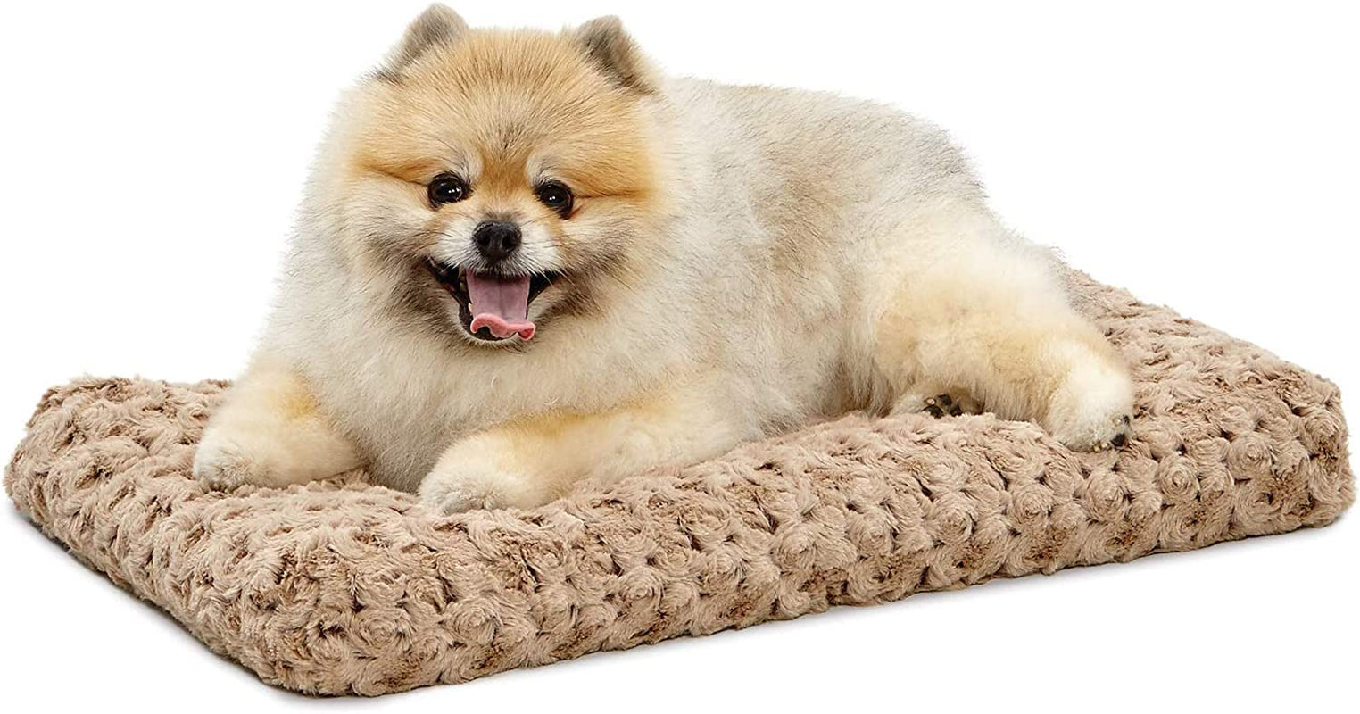 Midwest Homes for Pets Plush Pet Bed - Ombré Swirl, for Small Dog Breeds, 17x11x1.5 Inch