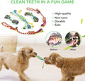 LEGEND SANDY 12-Pack Puppy Teething Toys - Squeaky Plush, Cotton Rope Toys for Small Dogs - Keeps Puppies Entertained