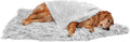 Waterproof Throw Blanket for Dogs - Extra Large Plush Faux Fur & Velvet Dog Blanket, Washable & Calming