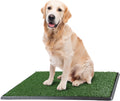 PETMAKER Artificial Grass Puppy Pee Pad with Tray – Reusable Multi-Layer Dog Potty Training Pad for Small Dogs