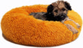 Small Calming Dog Bed - Anti-Anxiety, Washable, Fluffy, Waterproof, Anti-Slip Base