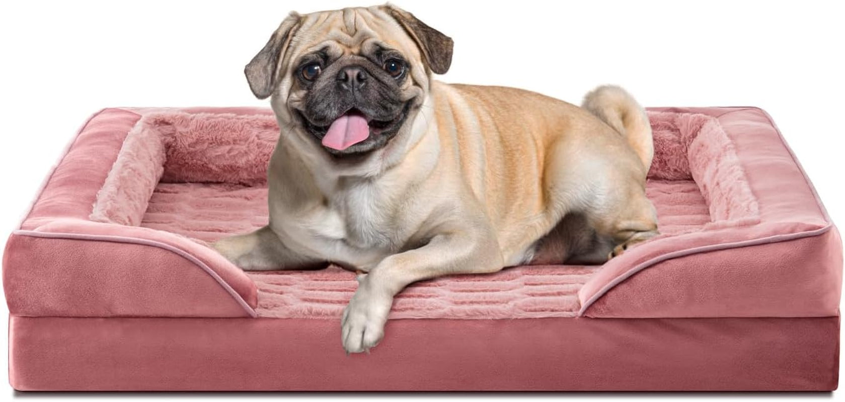 XL Orthopedic Dog Bed, Waterproof, Non-Skid, Supportive Foam, Removable Cover, For Larger Dogs