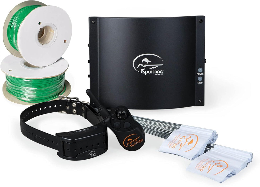 In-Ground Contain & Train System, Waterproof, Rechargeable Collar with Tone, Vibration, Shock, Covers 100 Acres