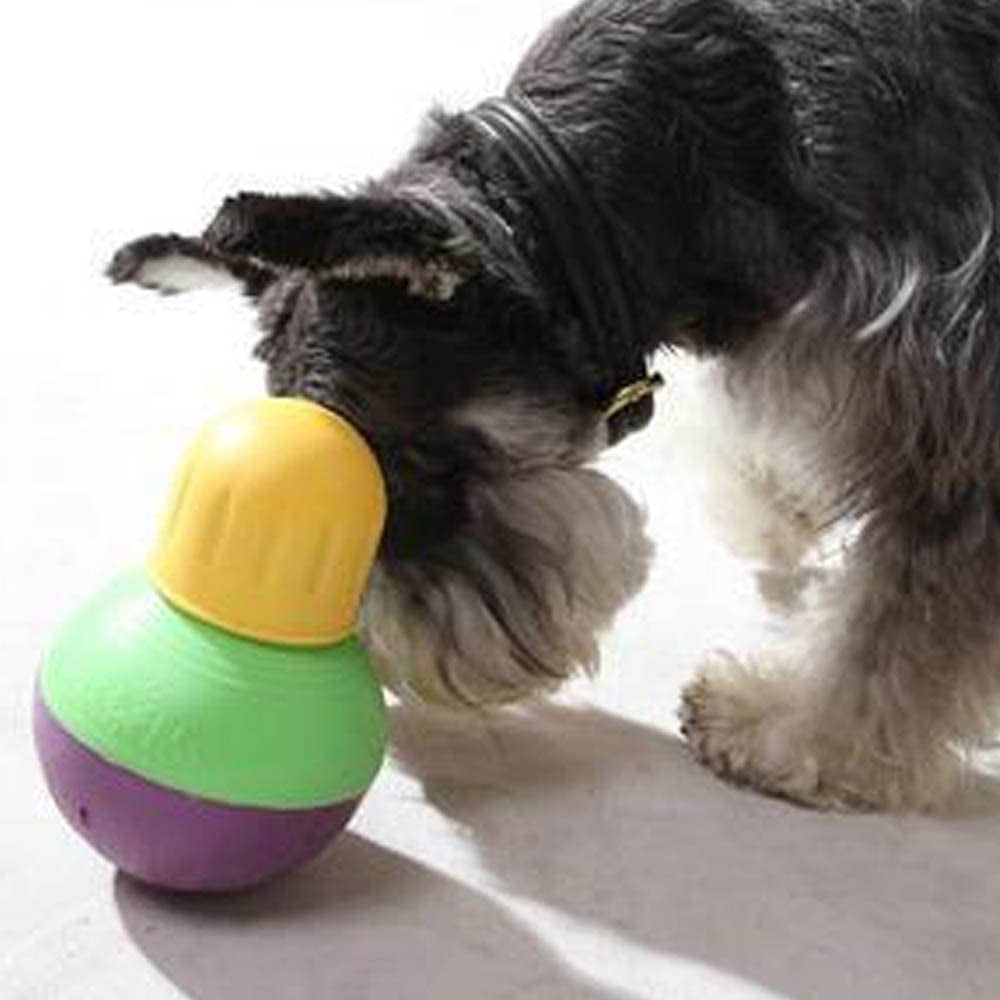 Starmark Treat Dispensing Bob-A-Lot Dog Toy: Suitable for All Breed Sizes