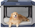 Lesure Soft Collapsible Dog Crate – 4-Door Portable Foldable Travel Kennel with Durable Mesh for Large Dogs, Indoor & Outdoor Use