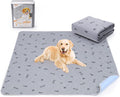 Washable Puppy Pads – Absorbent, Reusable Non-Slip Dog Pee Pads with Bone Print