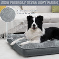 Waterproof Dog Crate Bed - Plush, Anti-Slip, Washable Cover, for All Dog Sizes, 35x22 Inch