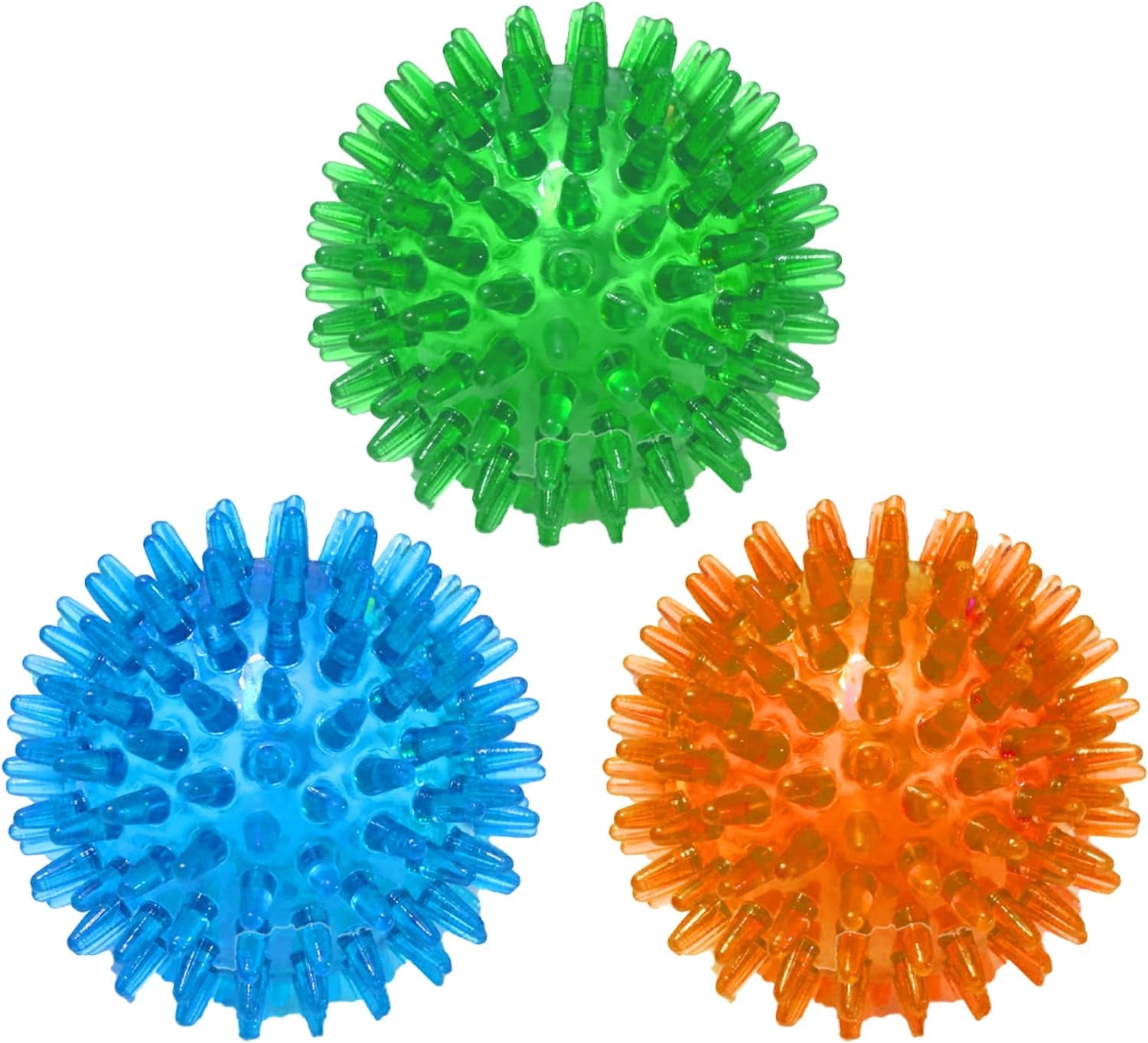 Non-Toxic Squeaky Toys Set for Dogs, TPR Rubber, Fetch & Teething Toys for Small to Medium Dogs