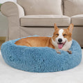 Small Calming Dog Bed - Anti-Anxiety, Washable, Fluffy, Waterproof, Anti-Slip Base