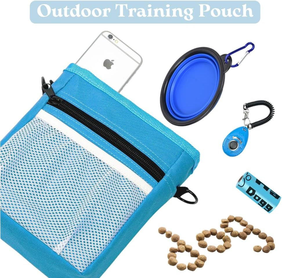 Pupluxe Puppy Starter Kit - 22 Piece Blue Set for Training & New Dog Owners, Ideal Puppy Welcome Gift Bundle