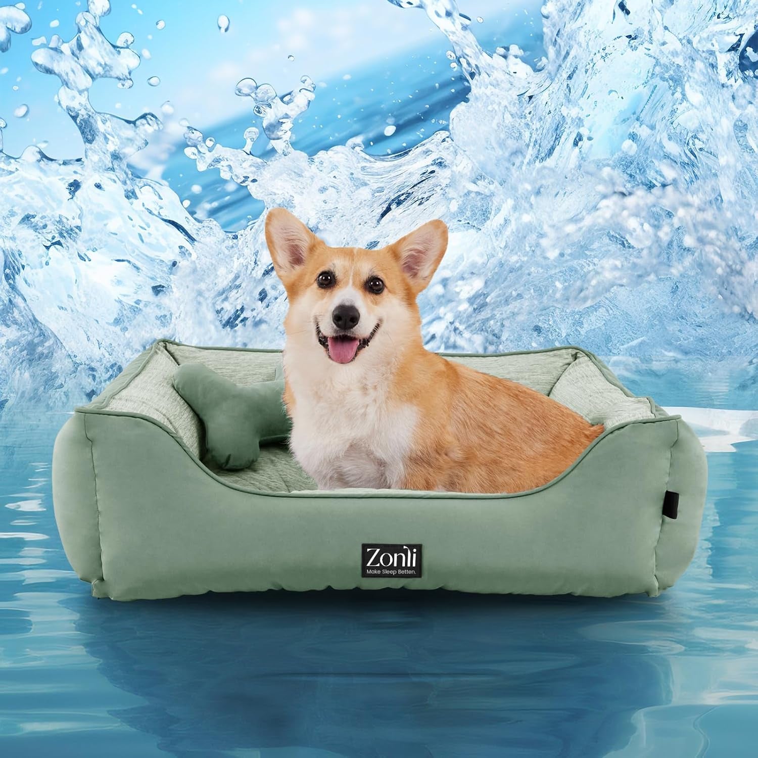 Large Dog Cooling Mat - Reversible Silicone Pet Cooling Pad, Durable & Washable, Ideal for Hot & Cold Use