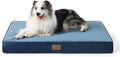 Bedsure Orthopedic Dog Bed - Memory Foam, 2-Layer, Washable Cover, Waterproof Lining, 36x27x3.5 Inch